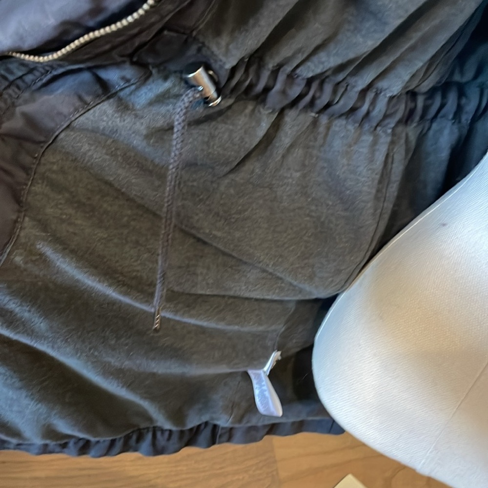 LOFT Grey Hooded Utility Jacket - Size XS - Picture 9 of 11